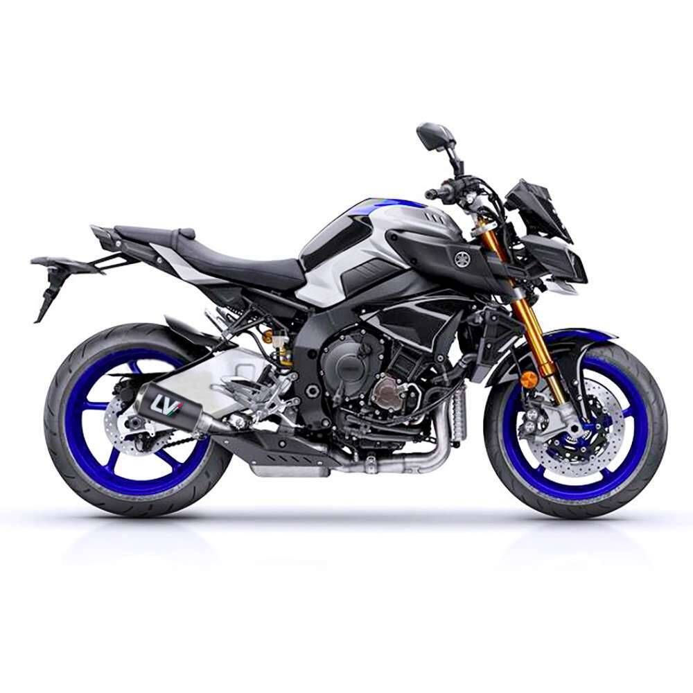 LeoVince LV-10 Slip-On Exhaust - Carbon Fiber Muffler - Stainless