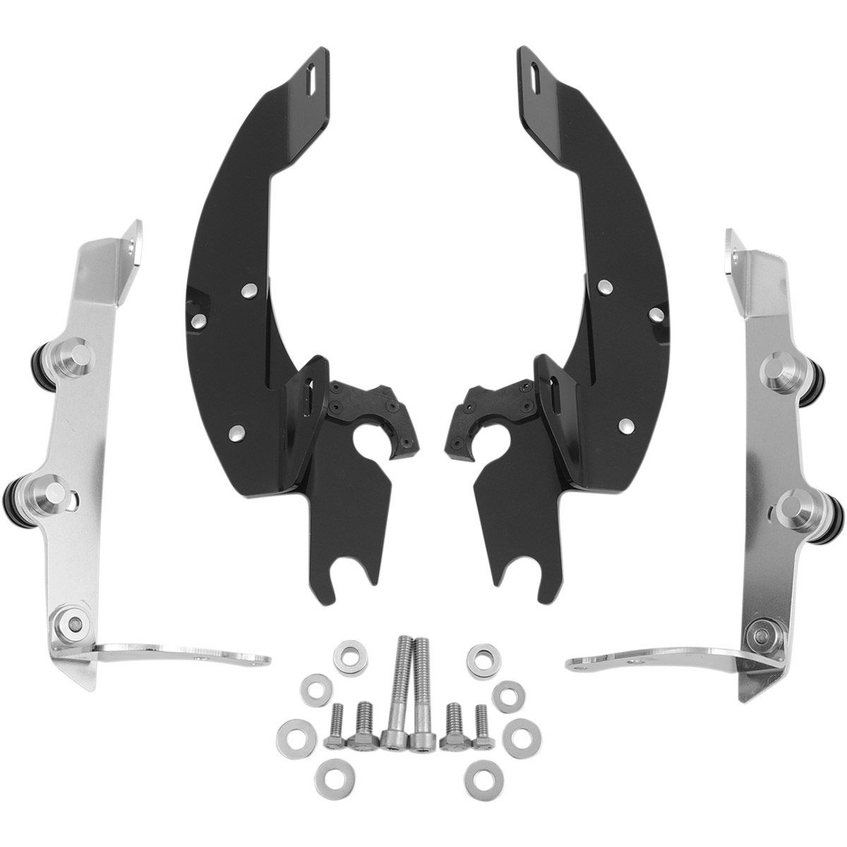 Memphis Shades Trigger-Lock Mount Kit for Batwing Fairing - Black