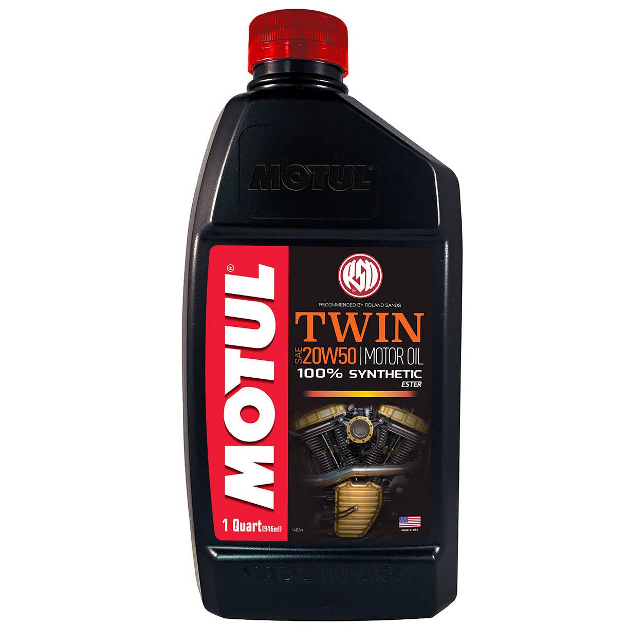 【R&B】Forte Motul Twin Motor Oil 20W50 - 946 mL | FortNine Canada