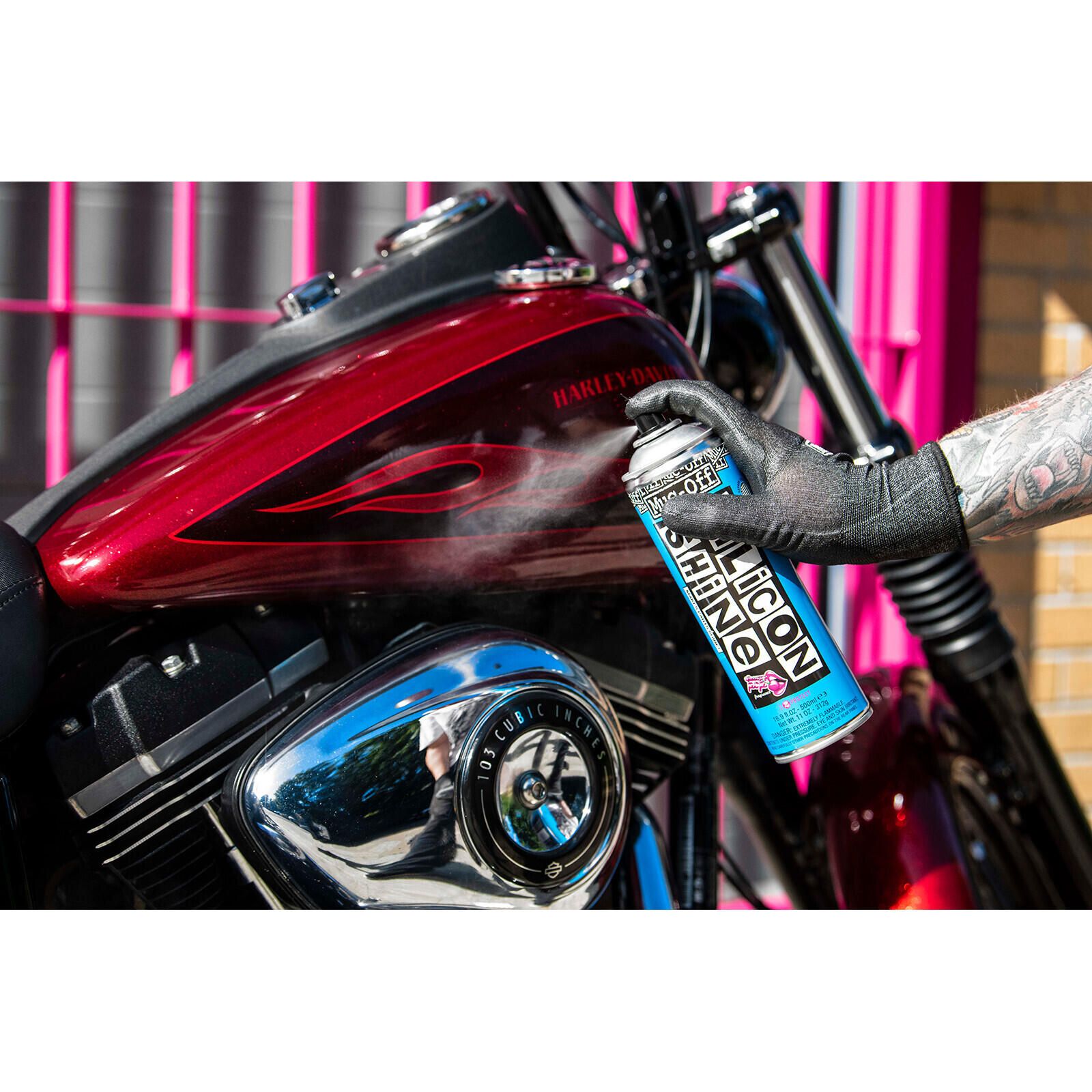 Muc Off Motorcycle Silicone Spray Muc-Off Silicone Shine Protection
