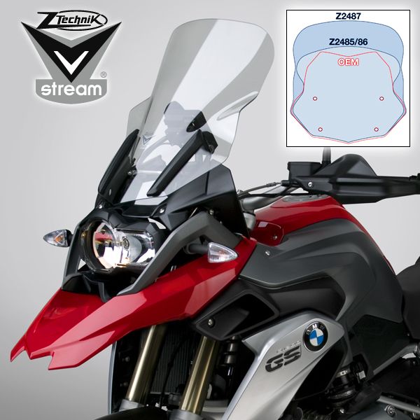 BMW F850GS スクリーン Vストリーム ツーリング クリア ZTechnik