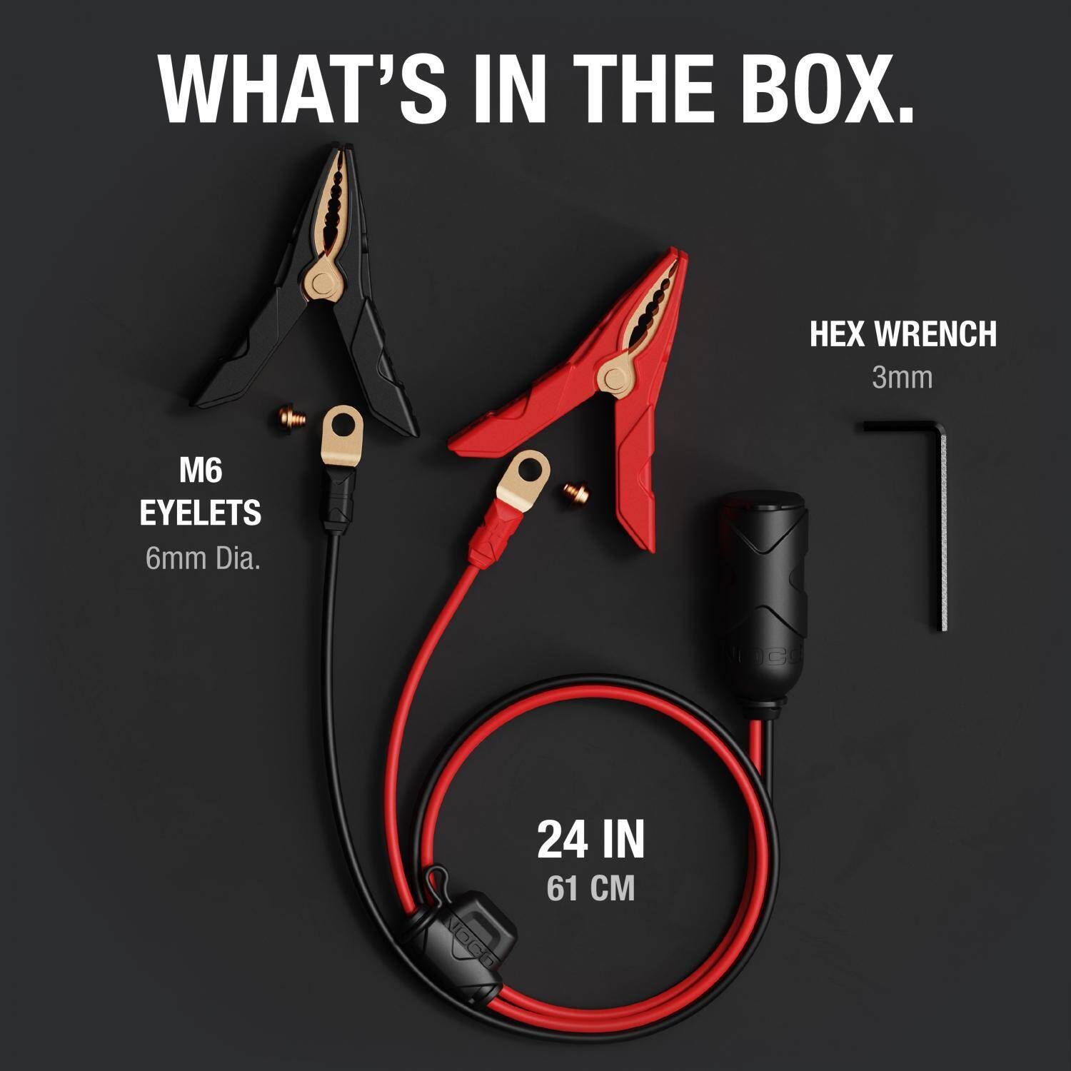 NOCO 12V Plug Socket with Clamps - GC017 | FortNine