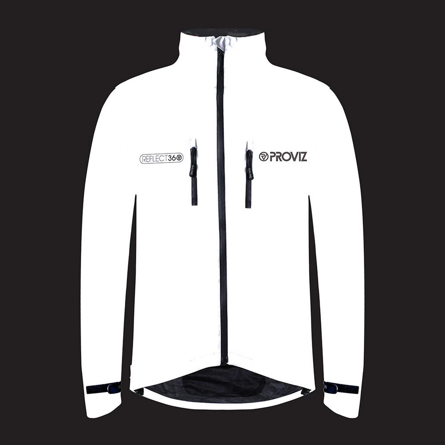 Proviz reflect 360 on sale cycling jacket silver