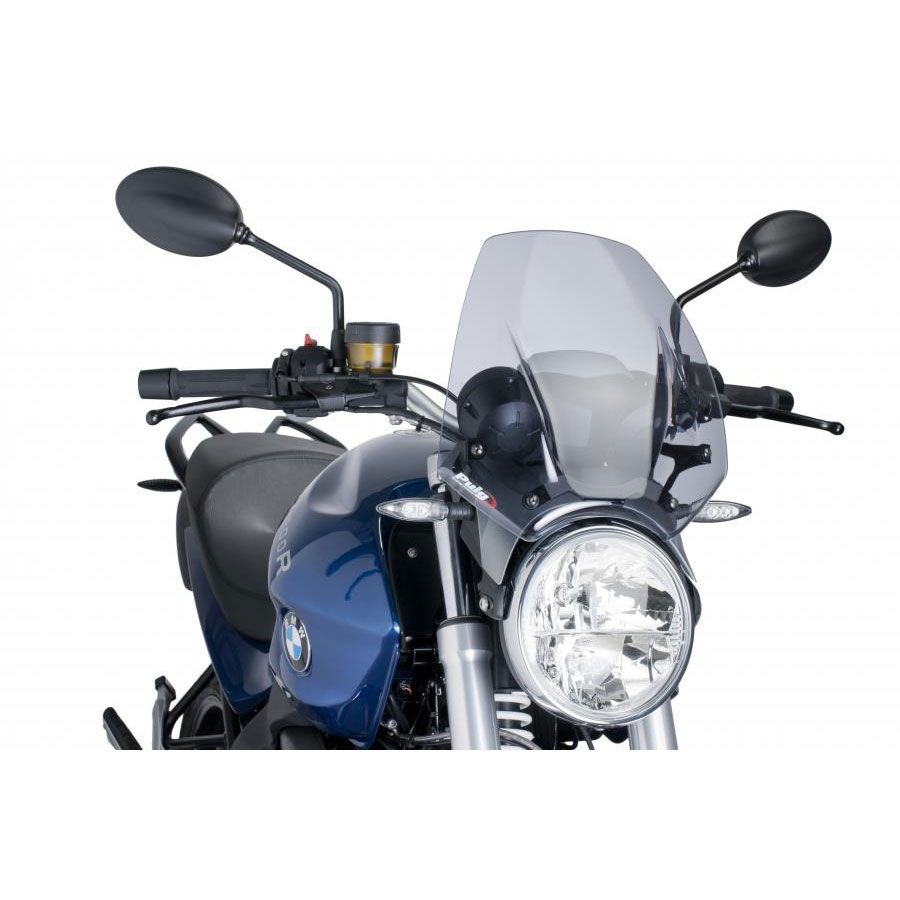 専用★Puig (プーチ) シールド Naked スモーク0869H Z900 Puig Naked Windshield Smoke - 0869H | FortNine