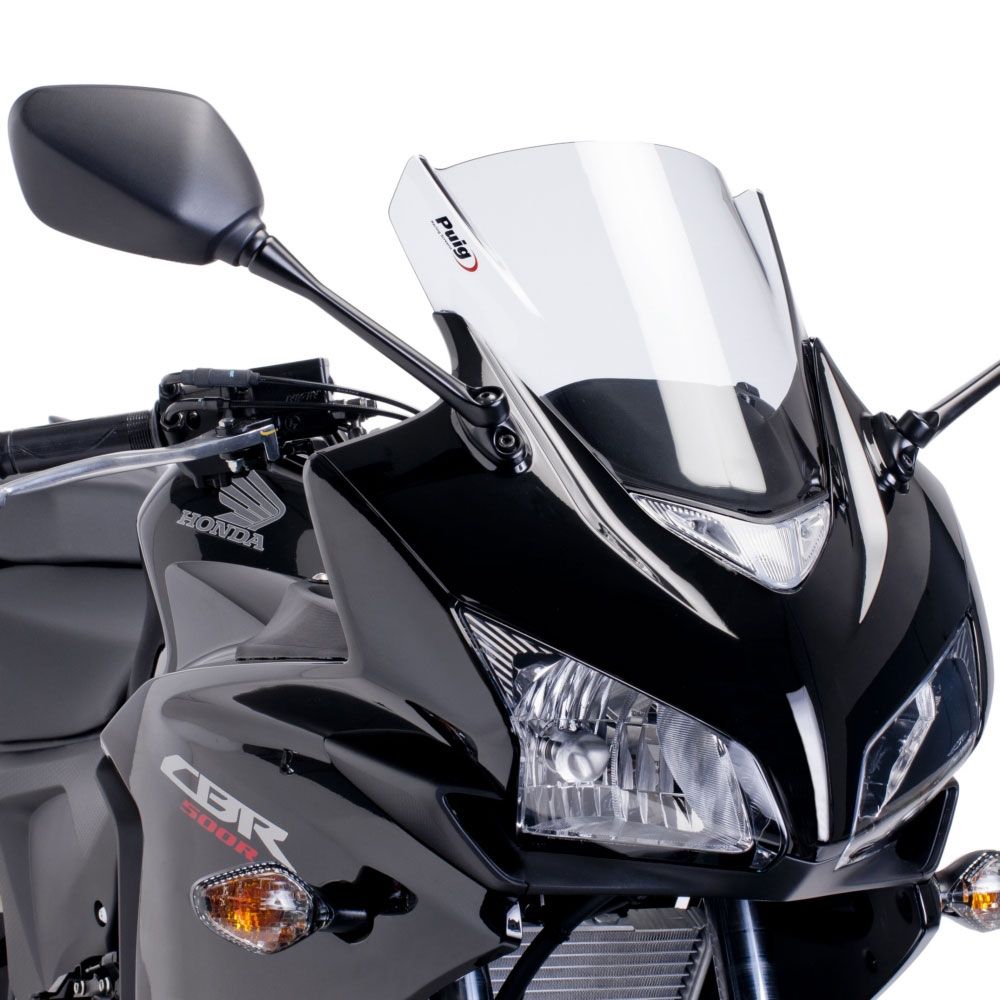 【pucci】新品CB遮熱レース SHINE TWO w314 h225 Puig Racing Windshield Clear - 6479W | Honda CBR500R 2013-2015