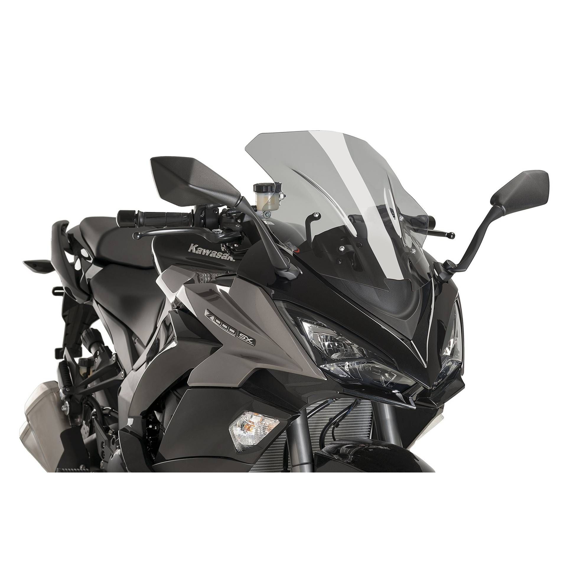 Puig Racing Windshield Light Smoke - 9408H | Kawasaki Ninja 1000