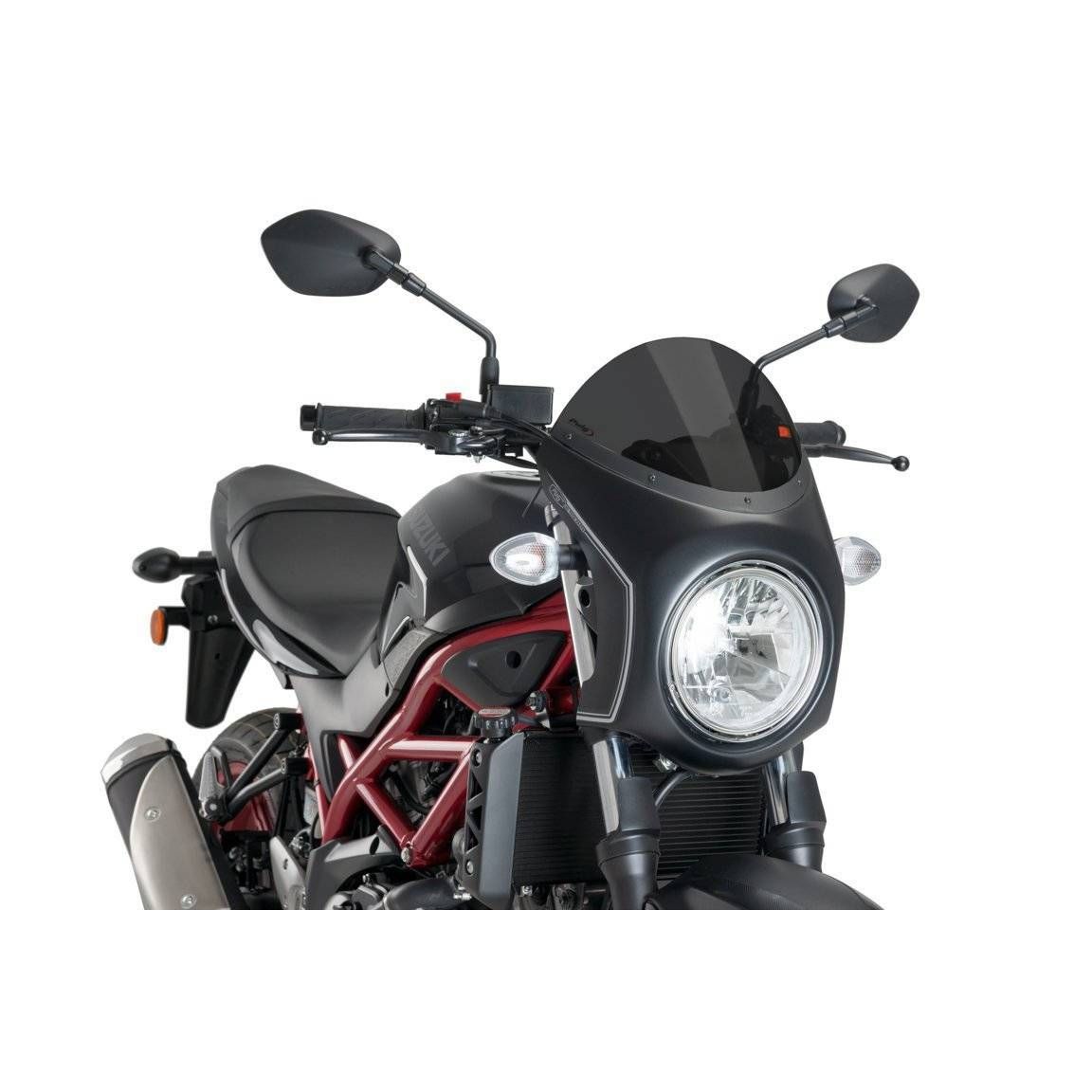 Puig Retro Semi-Fairing Light Smoke - 3169H | Suzuki SV650 2016