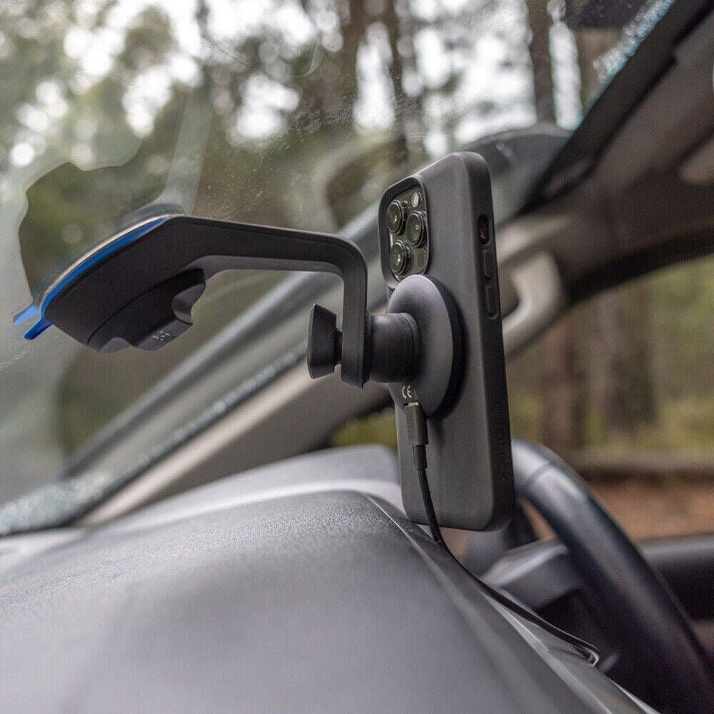 Charging Station Quad Lock Car Mount Wireless Charging Quad Lock