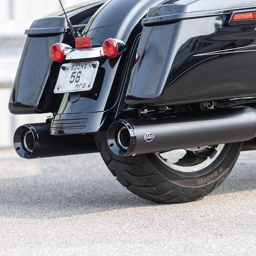 S&S Cycle GNX Slip-On Mufflers - 550-0990 | FortNine