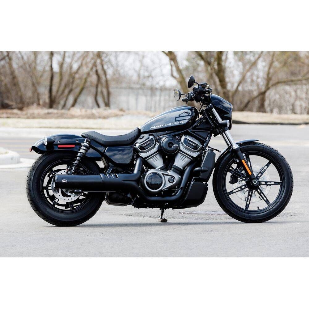 S&S Cycle Grand National Slip-On Muffler Black / Black - 550