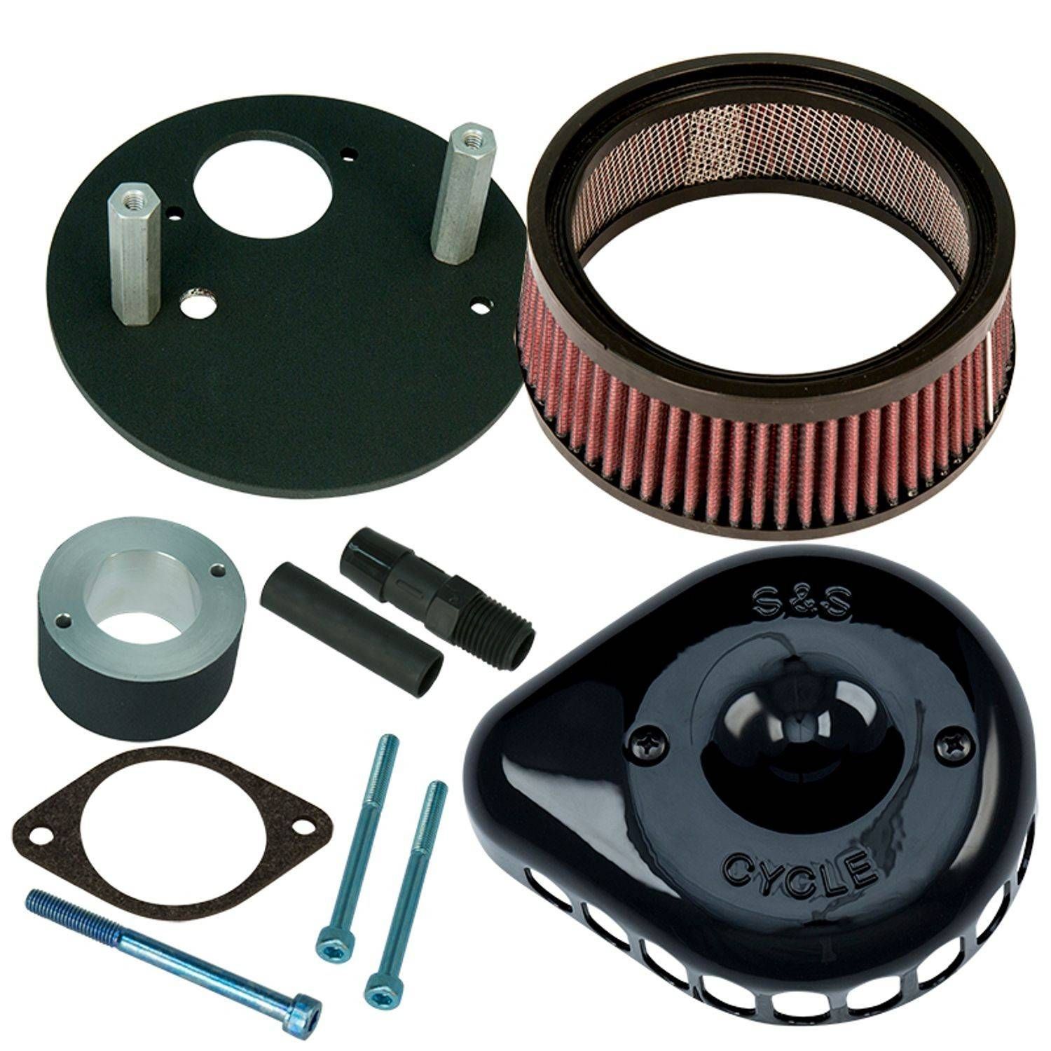 S&S Cycle Mini Teardrop Stealth Air Cleaner Kit - 170-0446