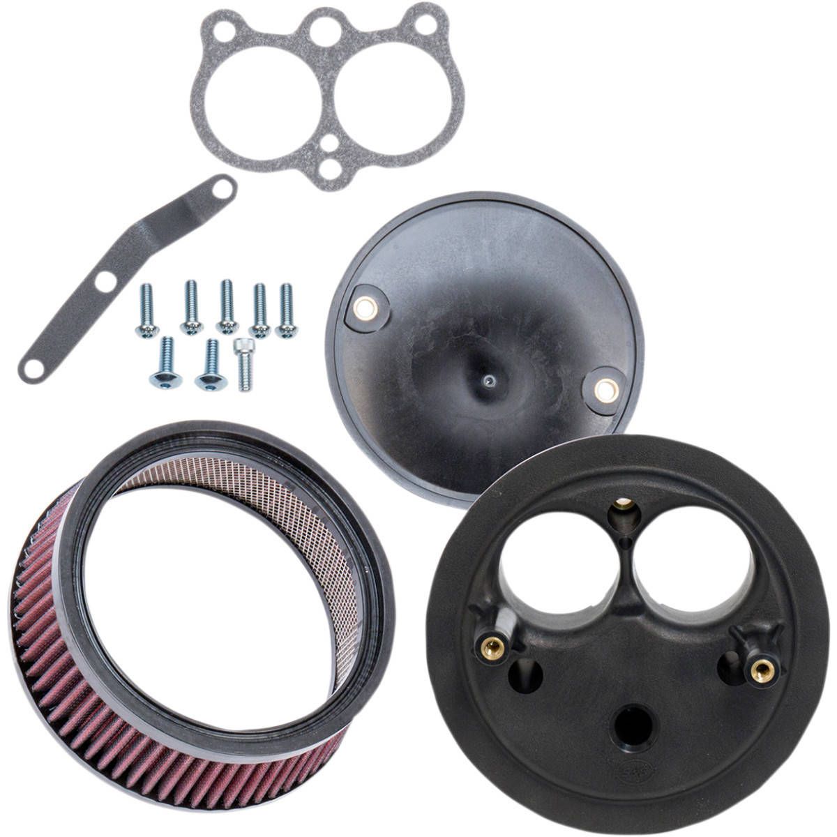 S&S Cycle Super Stock Stealth Air Cleaner Kit for Stock Engines