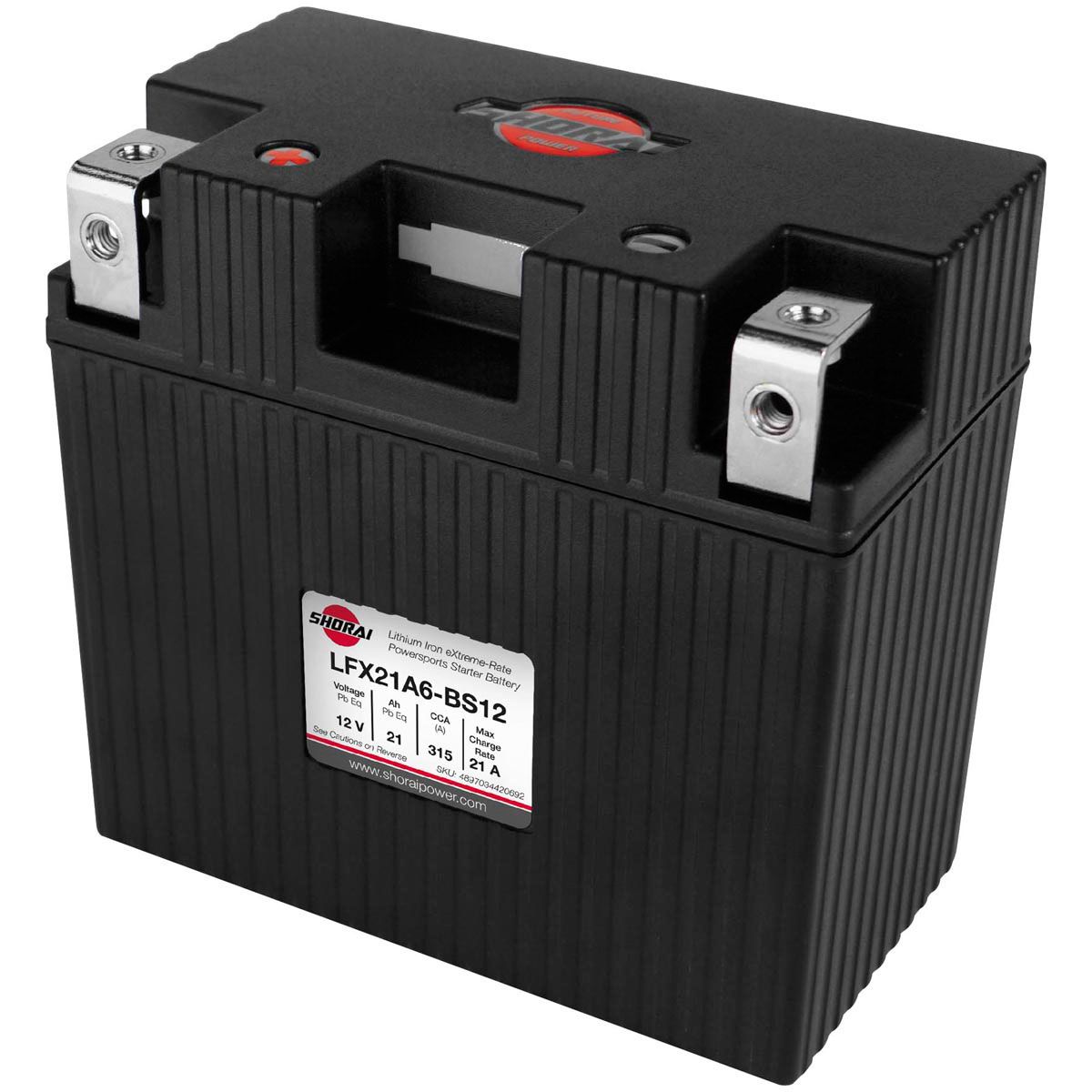 Shorai Lithium Iron Extreme-Rate Battery - LFX21A6-BS12 | FortNine