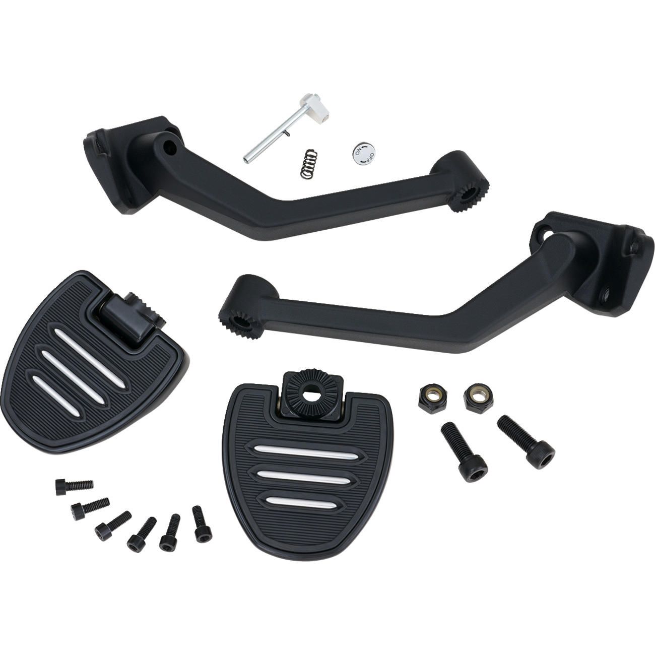 Show Chrome Adjustable Passenger Floorboard - 41-413BK | FortNine
