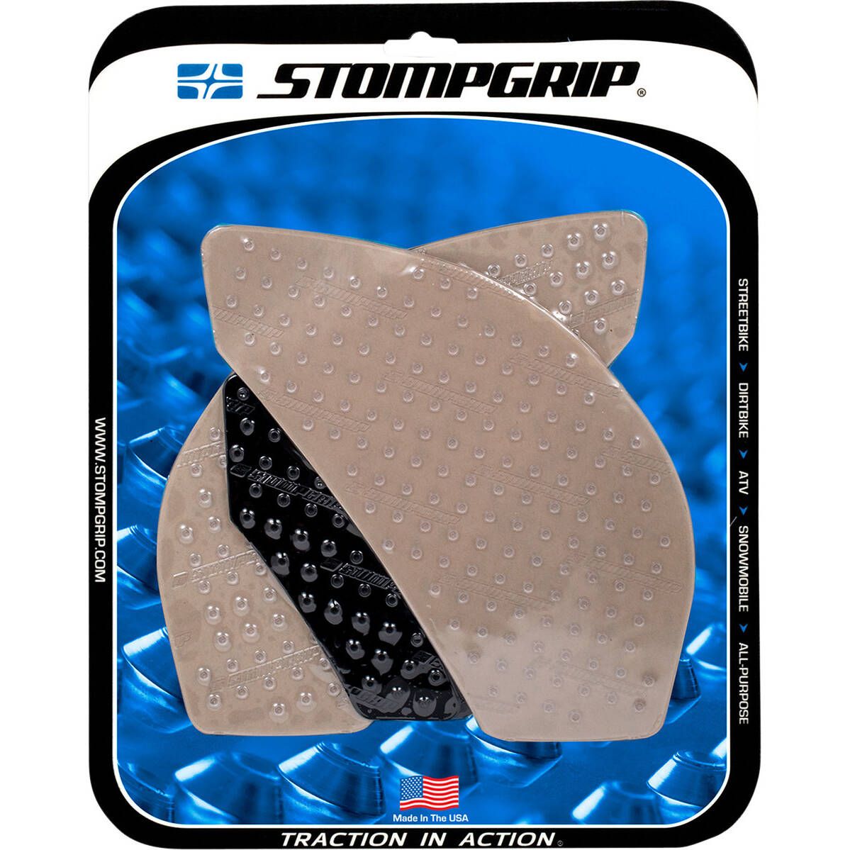Stompgrip Volcano Tank Grips Hybrid - 55-10-0037H | Kawasaki Ninja