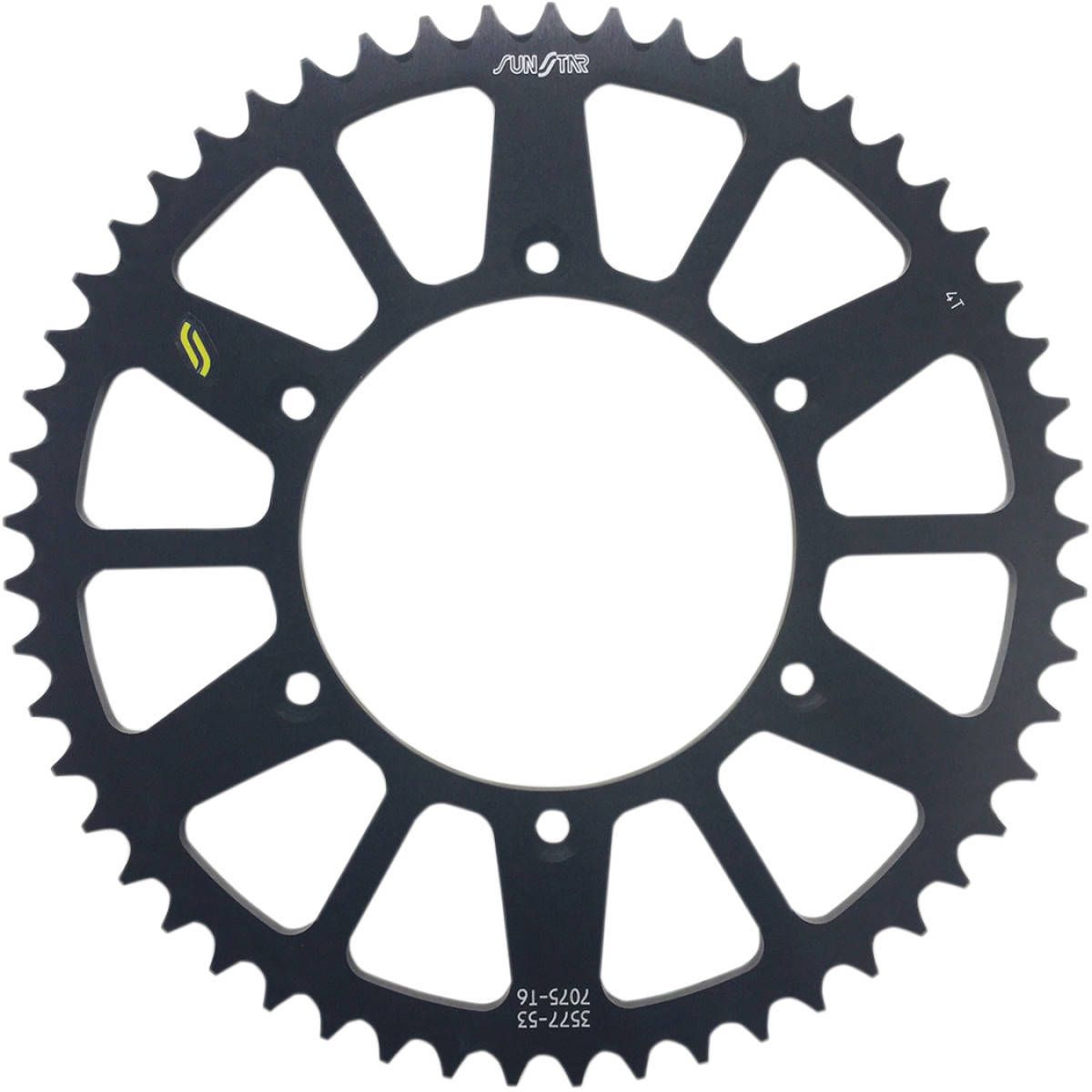 Sunstar 520 Works Triplestar Aluminum Rear Sprocket 54T - Black