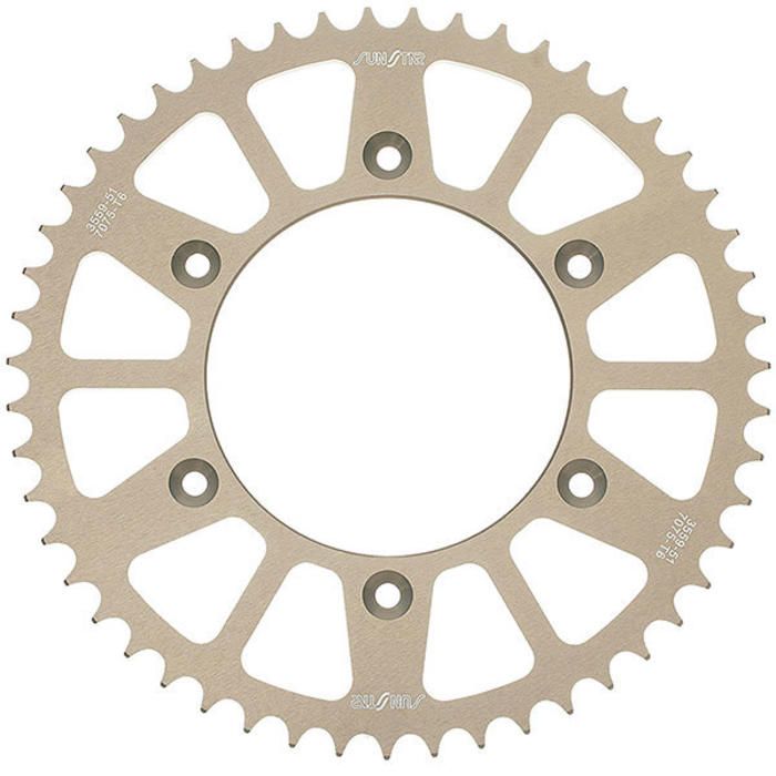 Sunstar 520 Aluminum Rear Sprocket 55T - 5-355955 | FortNine