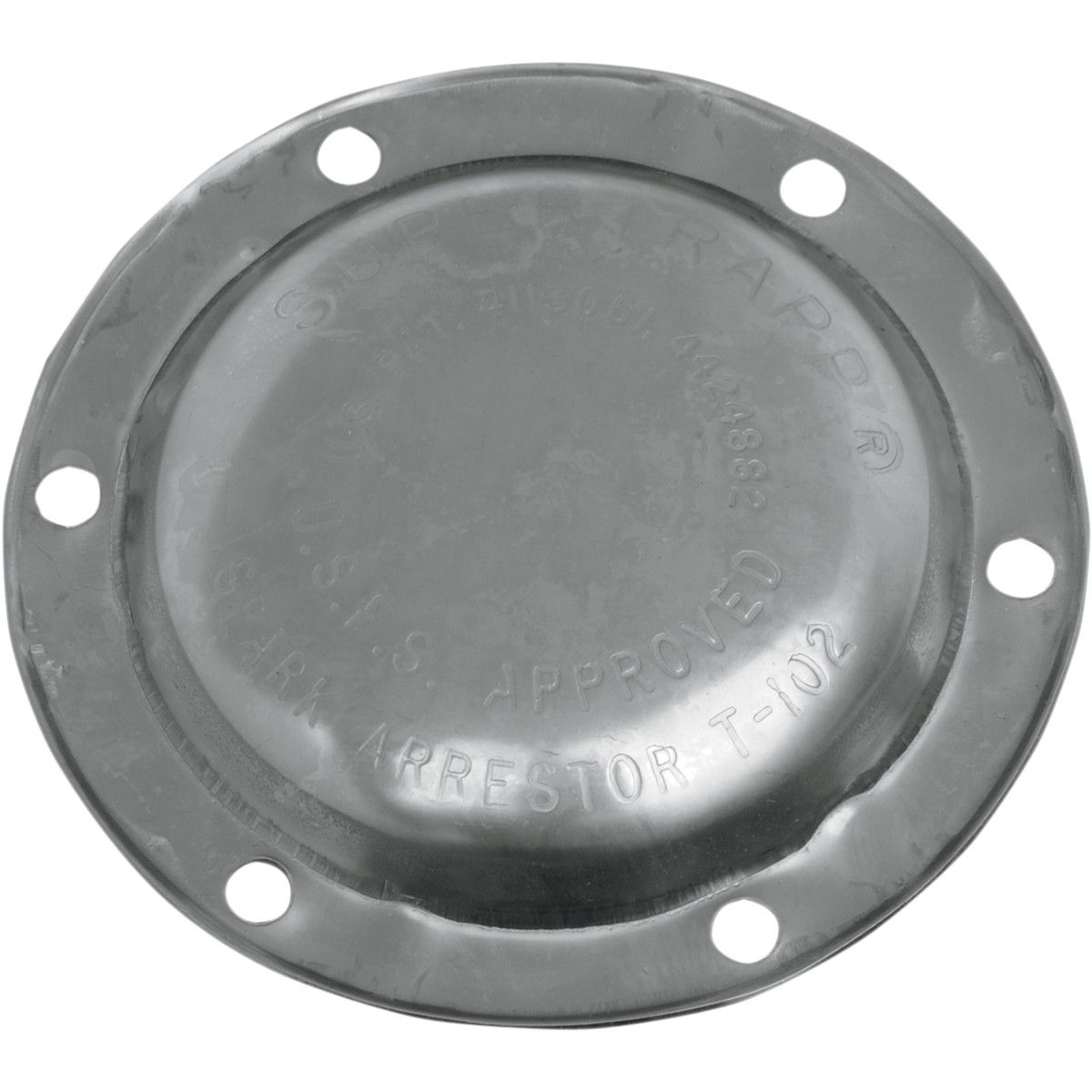 SuperTrapp End Cap Stainless Steel 6-Bolt Style - 4in. - 406-3046