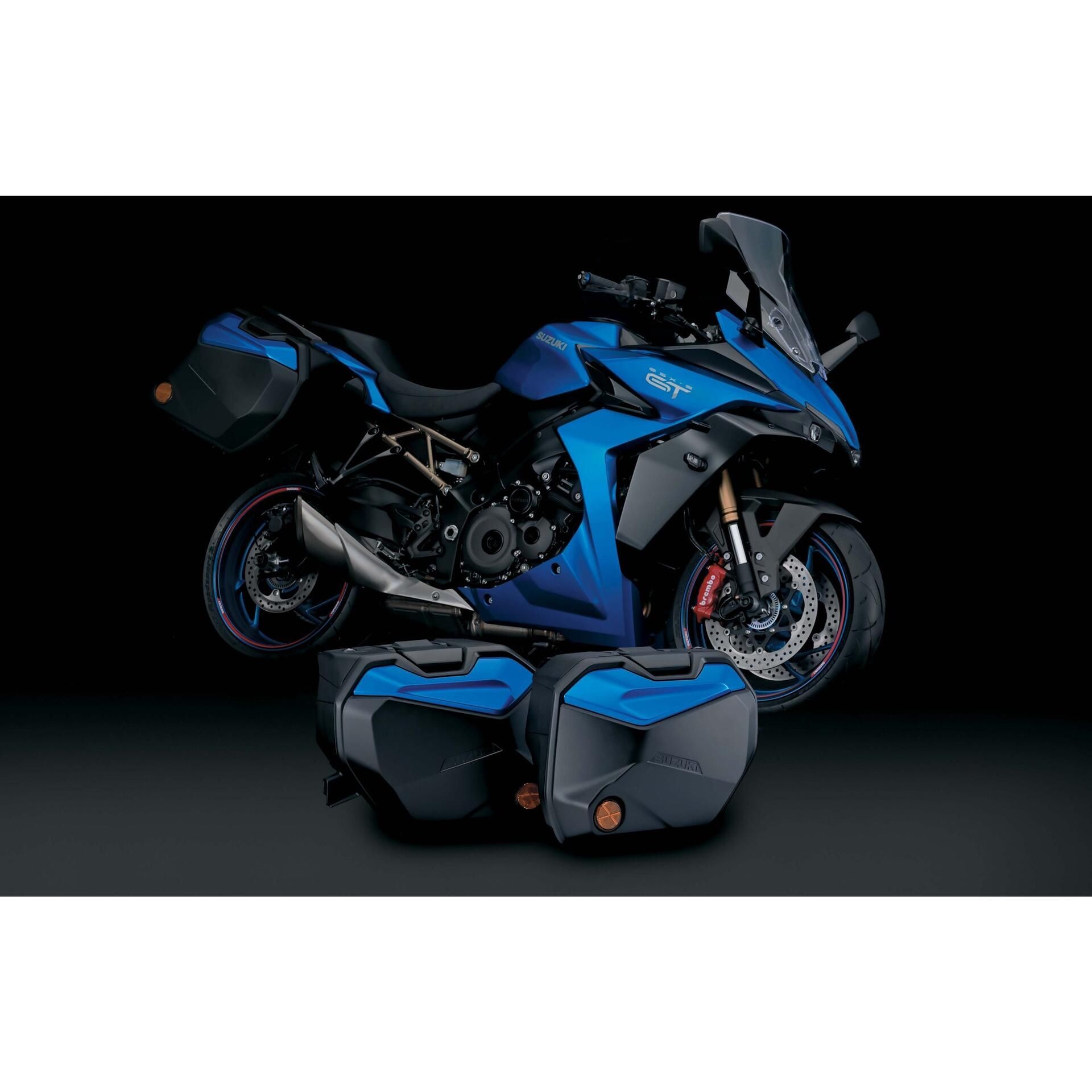 Suzuki Side Case Garnish Set Triton Blue - 95400-48820 | FortNine