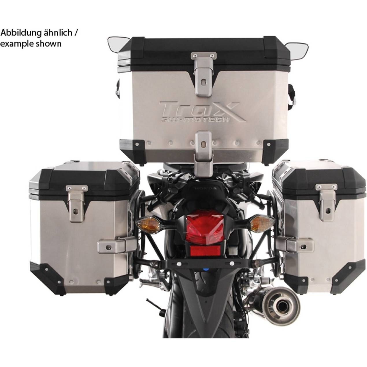 SW-Motech TraX EVO Pannier System Silver - 45 / 45 L - KFT.01.129