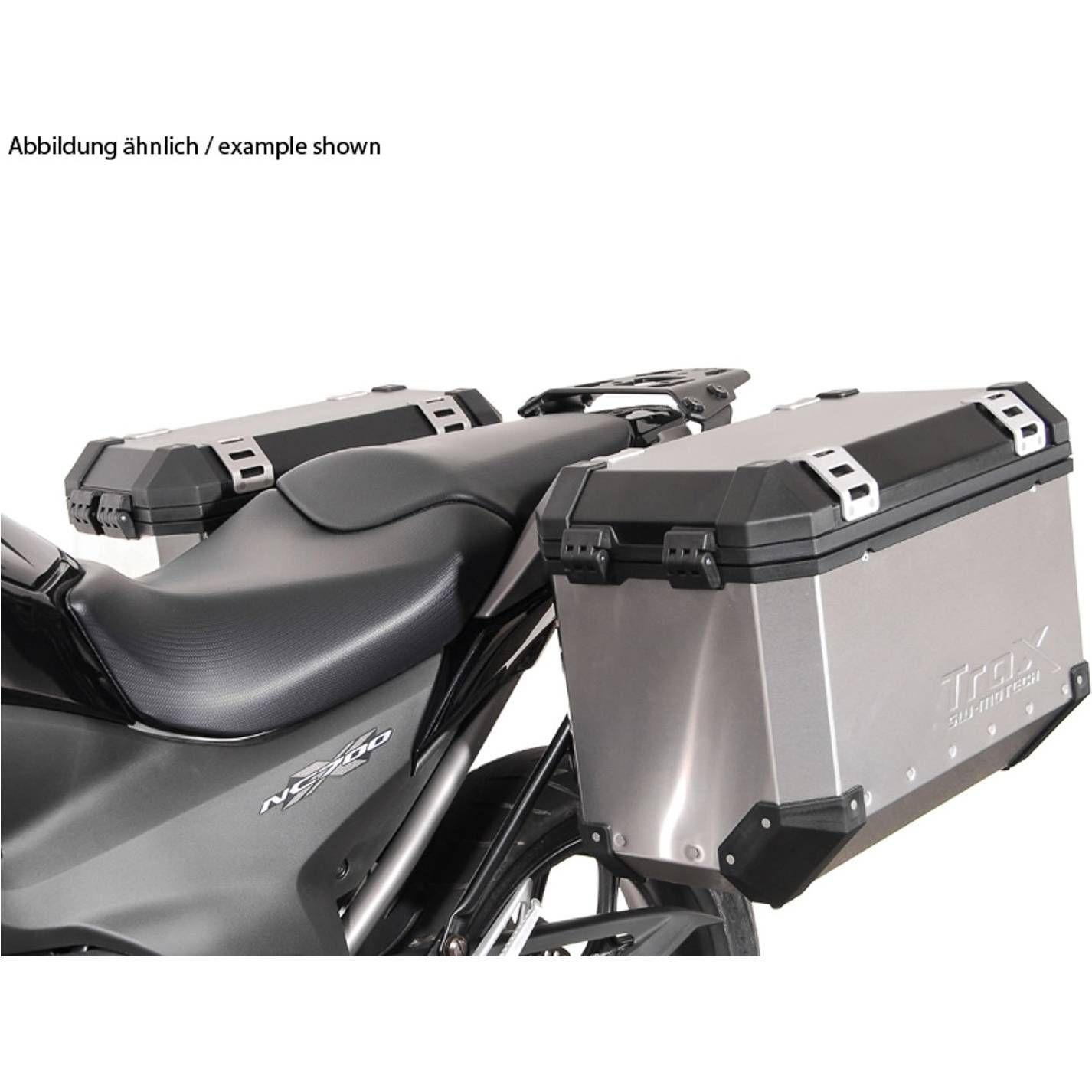 SW-Motech TraX EVO Pannier System Silver - 45 / 45 L - KFT.01.129