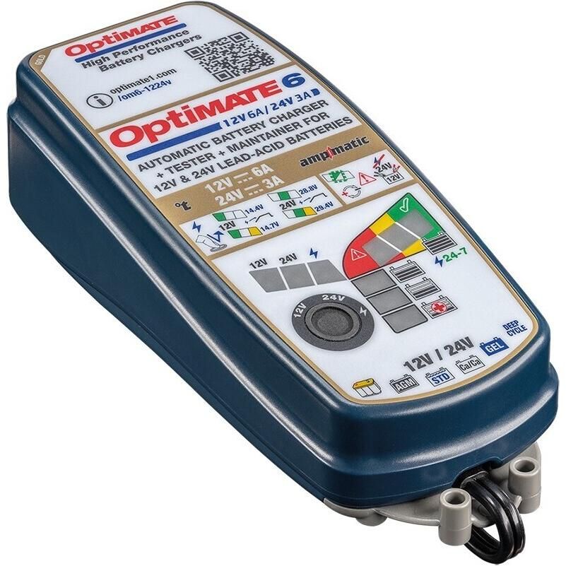OptimATE 6 12V 6A 充電器 TecMate OptiMate 6 Ampmatic 12V 6A/24V 3A Battery Charger