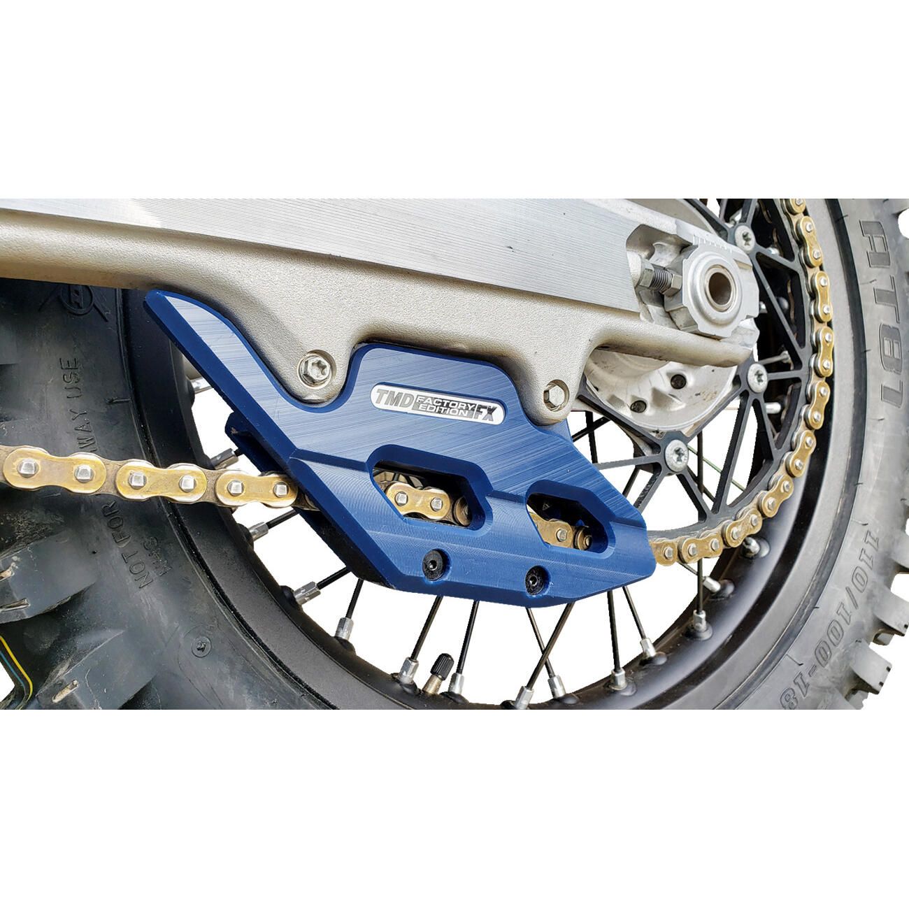 TM Designworks Factory Edition FX Chain Guide Dark Blue - RCG-KT5