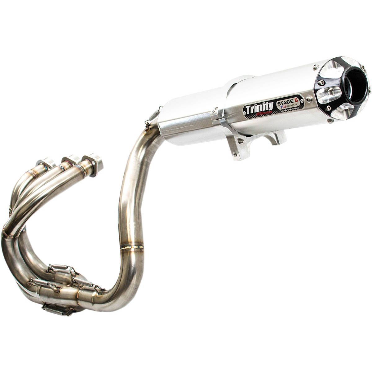 Trinity Racing Full Exhaust System Brushed - TR-4155F | Yamaha