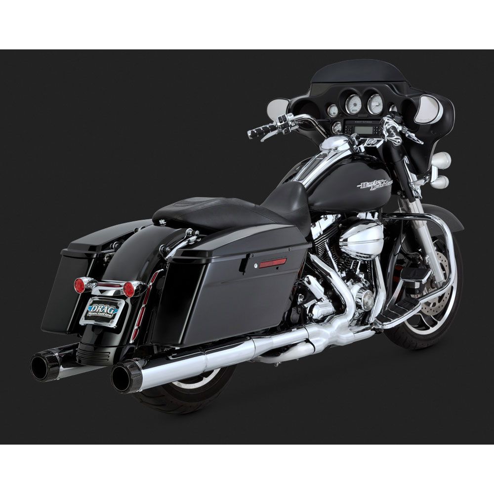 Vance and Hines 4 1/2in. Hi-Output Slip-On Carbon - Carbon Fiber