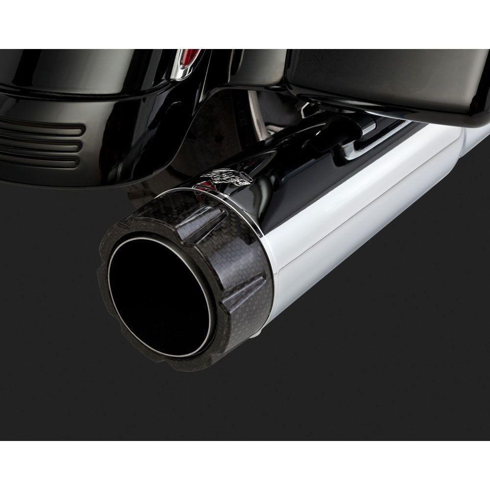 Vance and Hines 4 1/2in. Hi-Output Slip-On Carbon - Carbon Fiber
