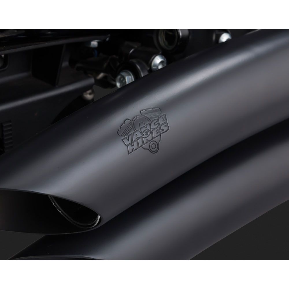 VANCE＆HINES Vance and Hines Big Radius Exhaust Black - 2 Into 2 - 46067 | FortNine