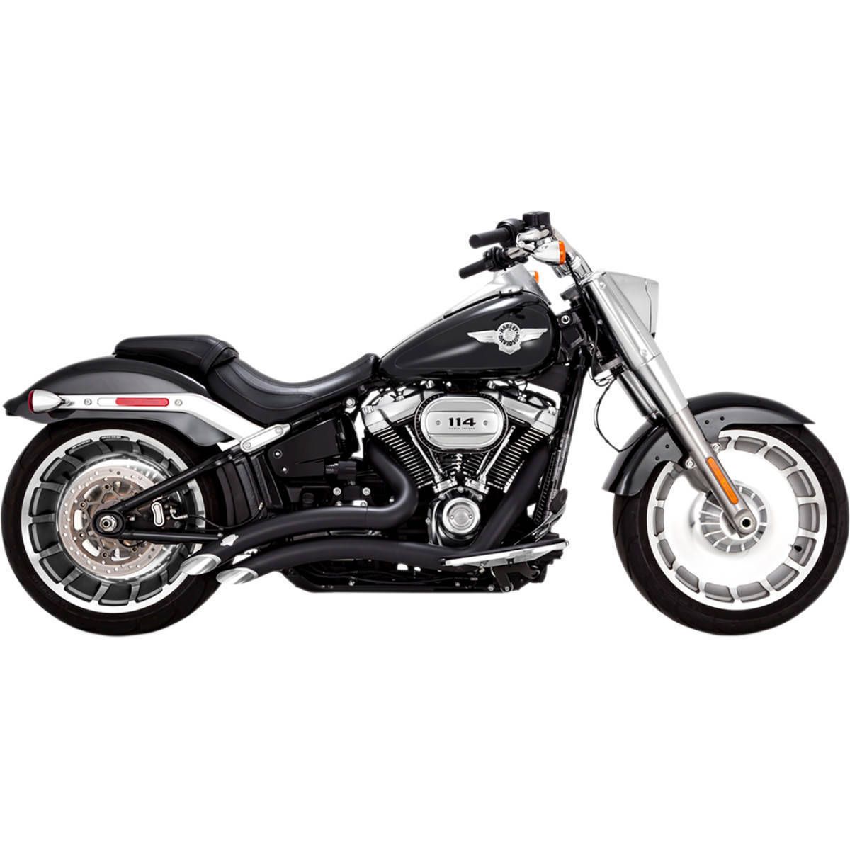 新品 バンス＆ハインズ Big Radius 2-into-2 ソフテイル Vance and Hines Big Radius 2-into-2 Exhaust System - 46075 | FortNine