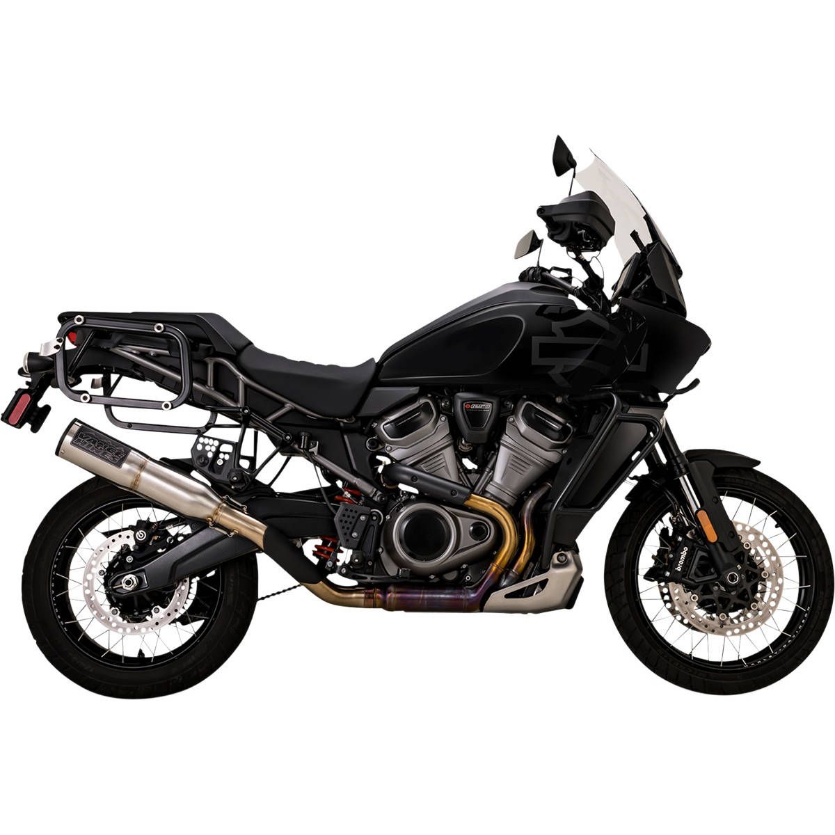 Vance and Hines Hi-Output Adventure 450 Slip-On Muffler Black