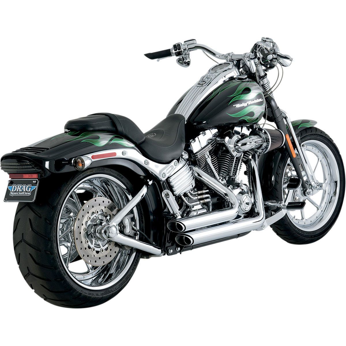 Vance and Hines Shortshots Staggered Exhaust - 17221 | FortNine