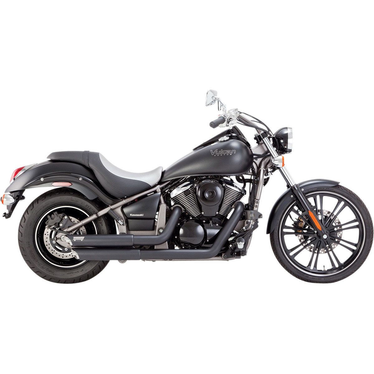 Vance and Hines Twin Slash Staggered Exhaust - 48397 | FortNine