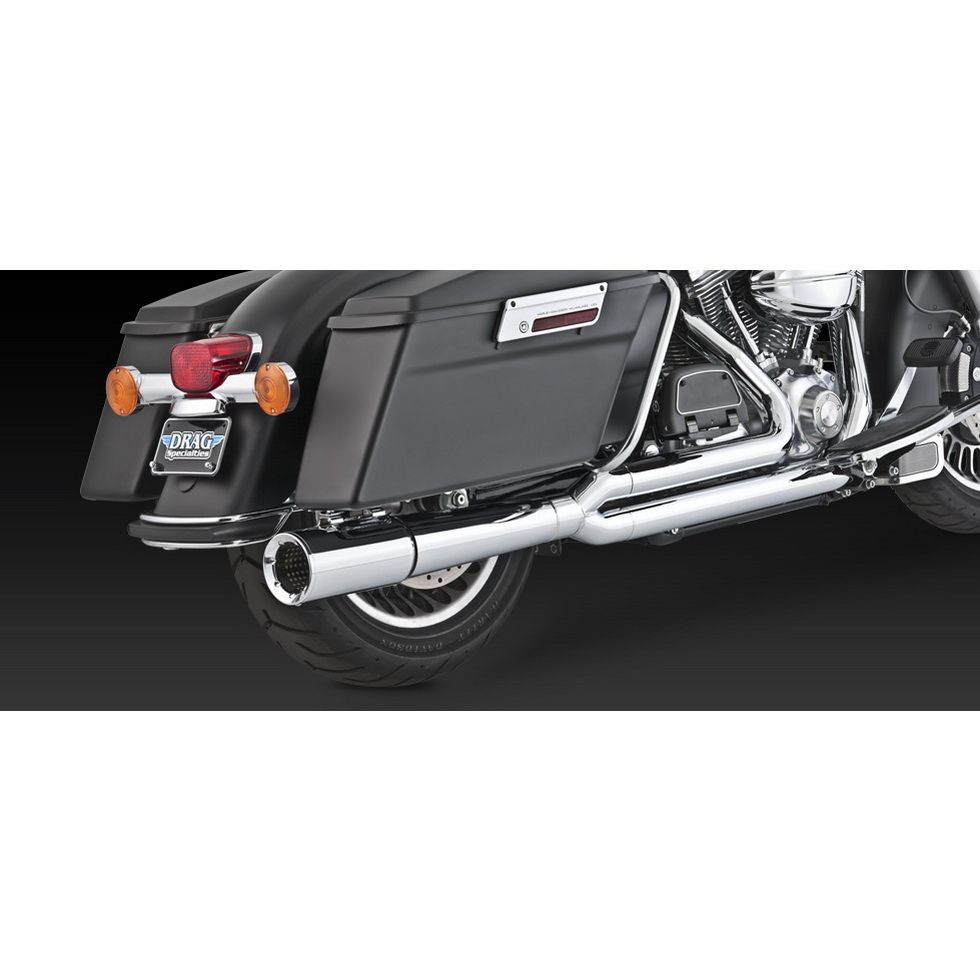 Vance and Hines Pro Pipe Chrome Exhaust System Chrome - 17557