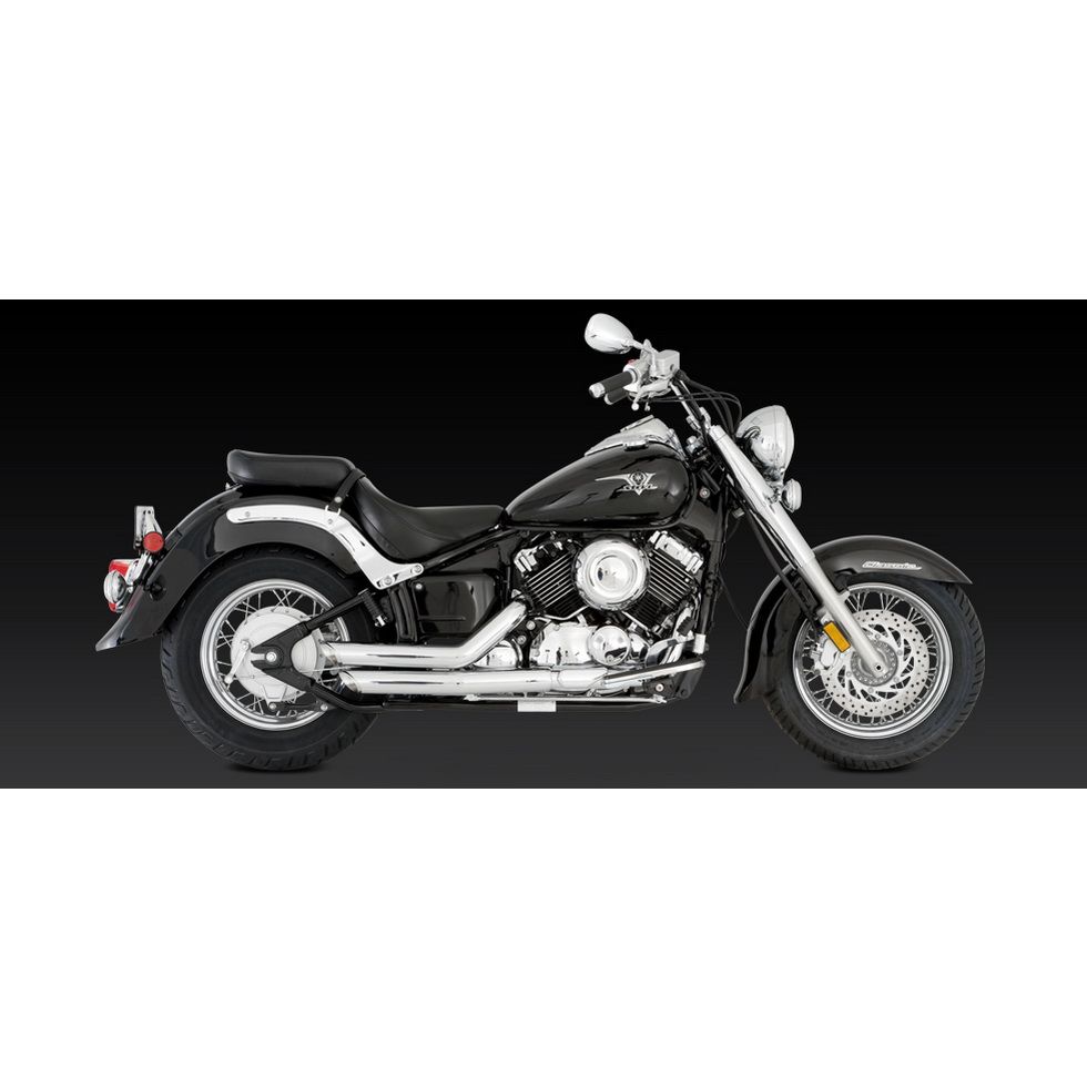 Vance & Hines Shortshots Staggered ブラック Shortshots Staggered - Vance & Hines
