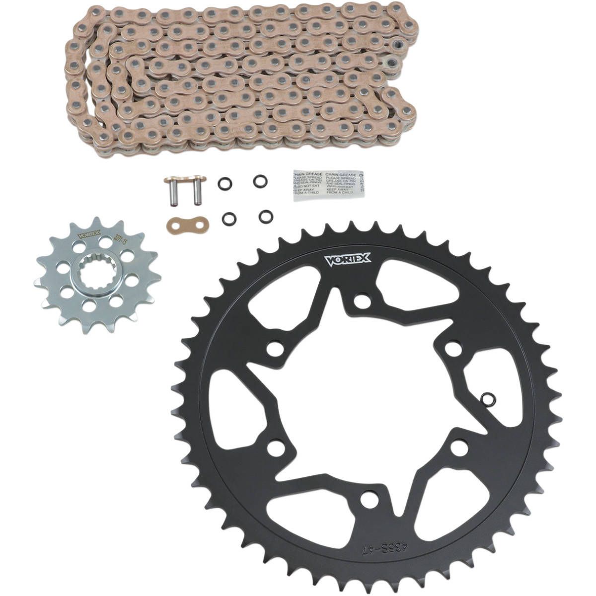 Vortex HFRS Hyper Fast 520 Street Conversion Chain and Sprocket