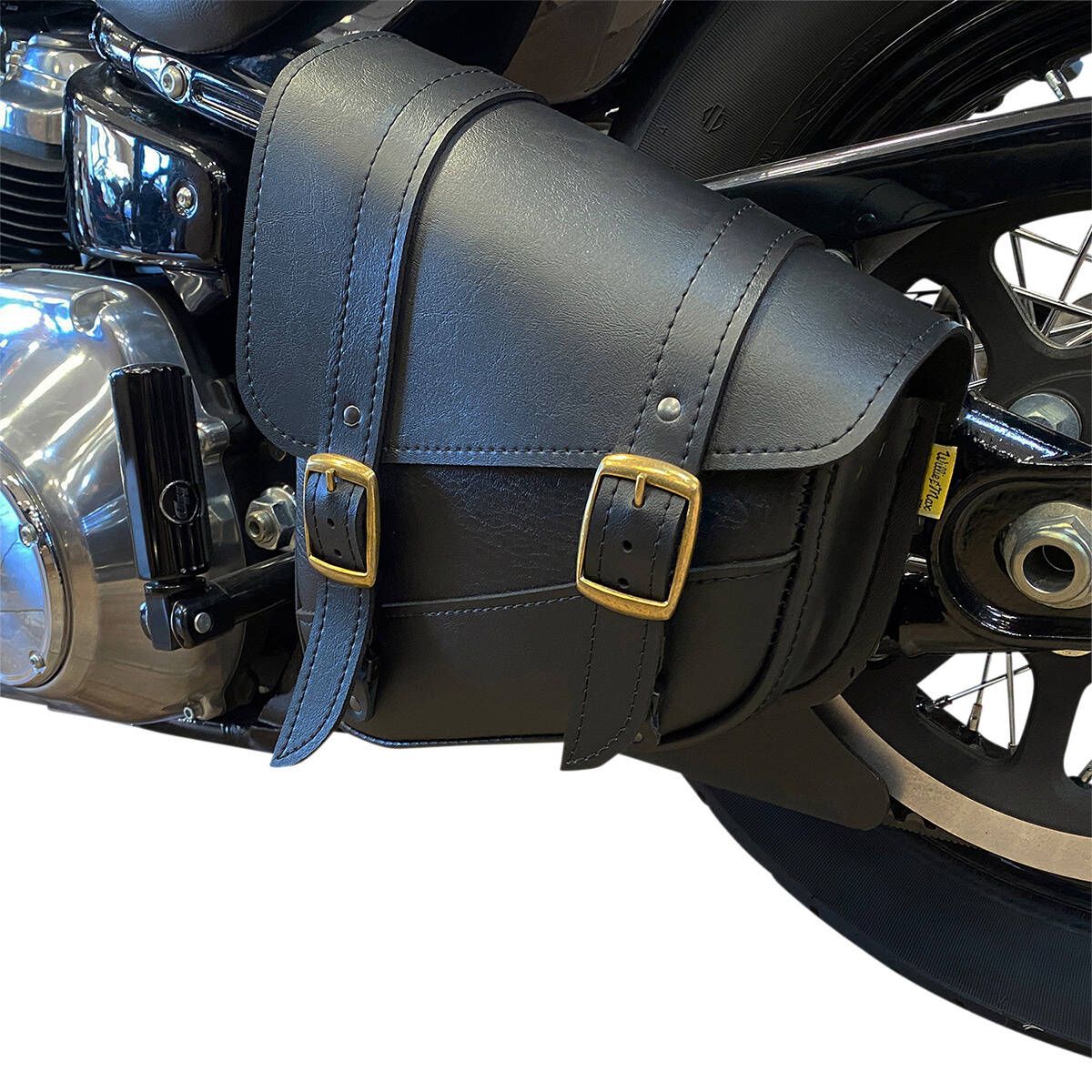 Willie and Max Brass Monkey Triangulated Swingarm Bag FortNine