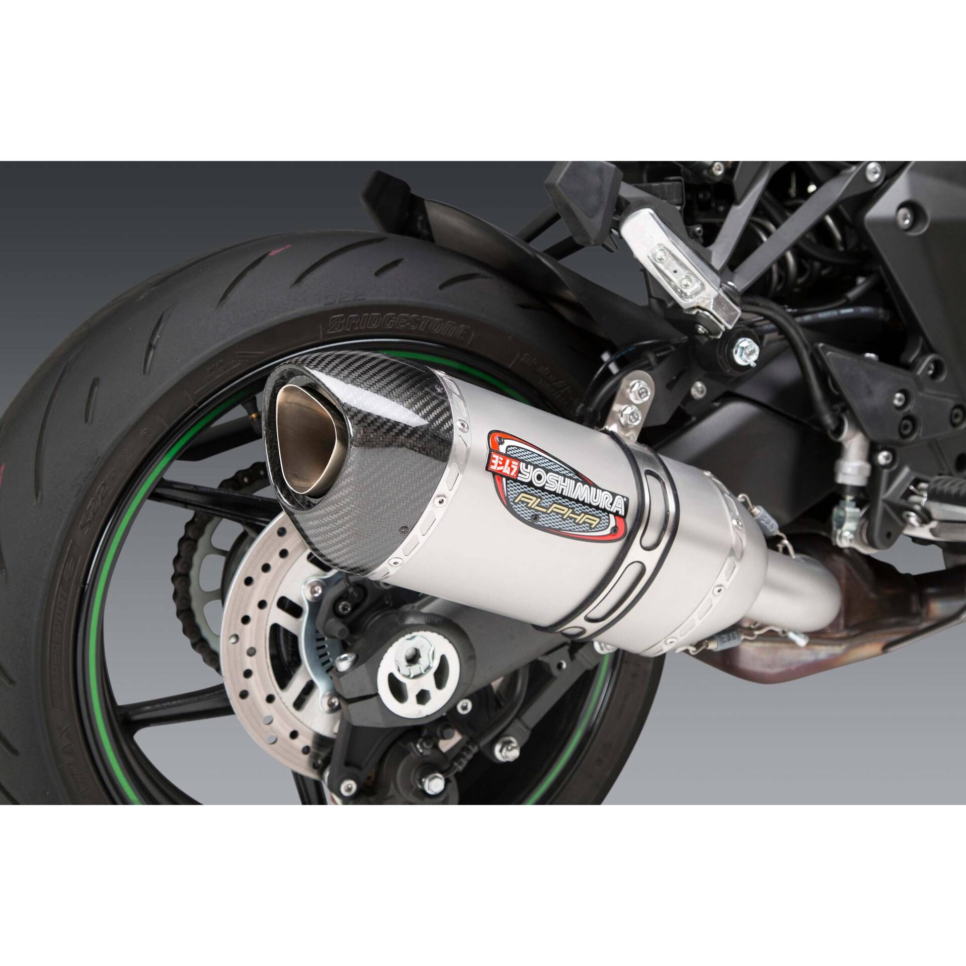 Yoshimura Alpha Slip-On Exhaust - 14161BP520 | Kawasaki Ninja 1000