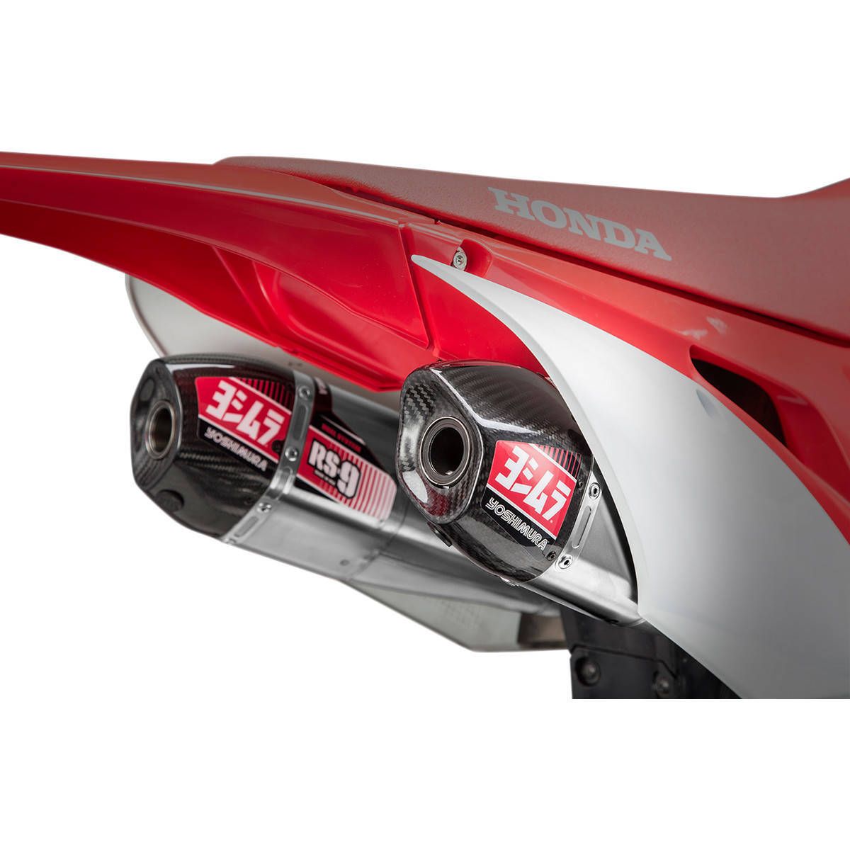 Yoshimura RS-9T Dual Slip-On Exhaust - 22844BR520 | FortNine
