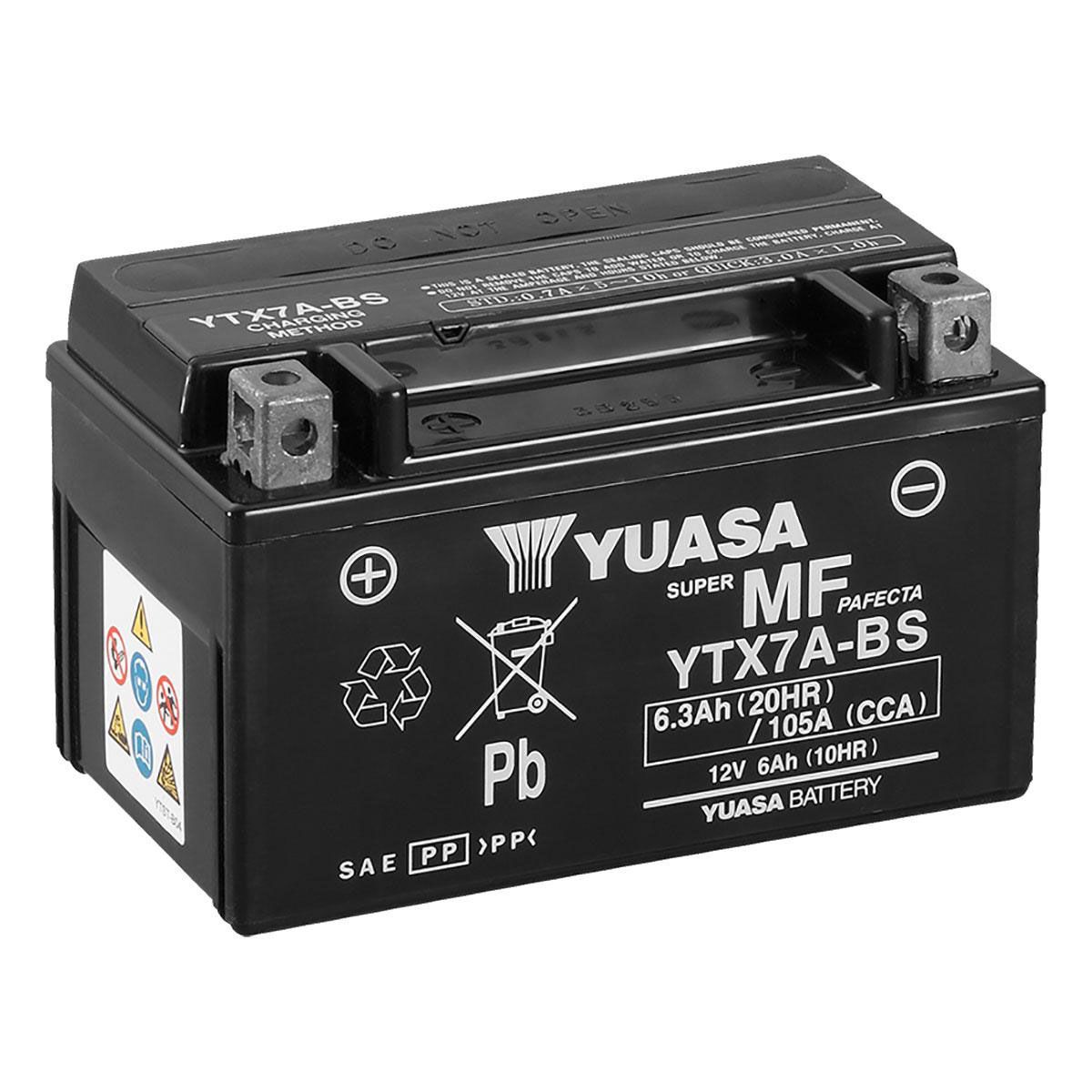 Yuasa Maintenance Free Battery - YUAM32X7A - YTX7A-BS | FortNine