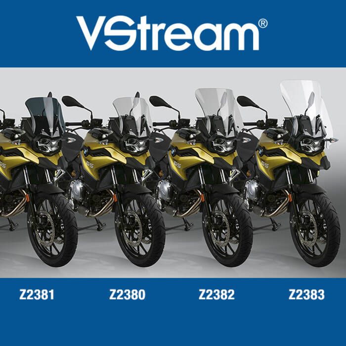 ZTechnik VStream Windshield Touring - Clear - Z2383 | BMW F750GS 2019-2020