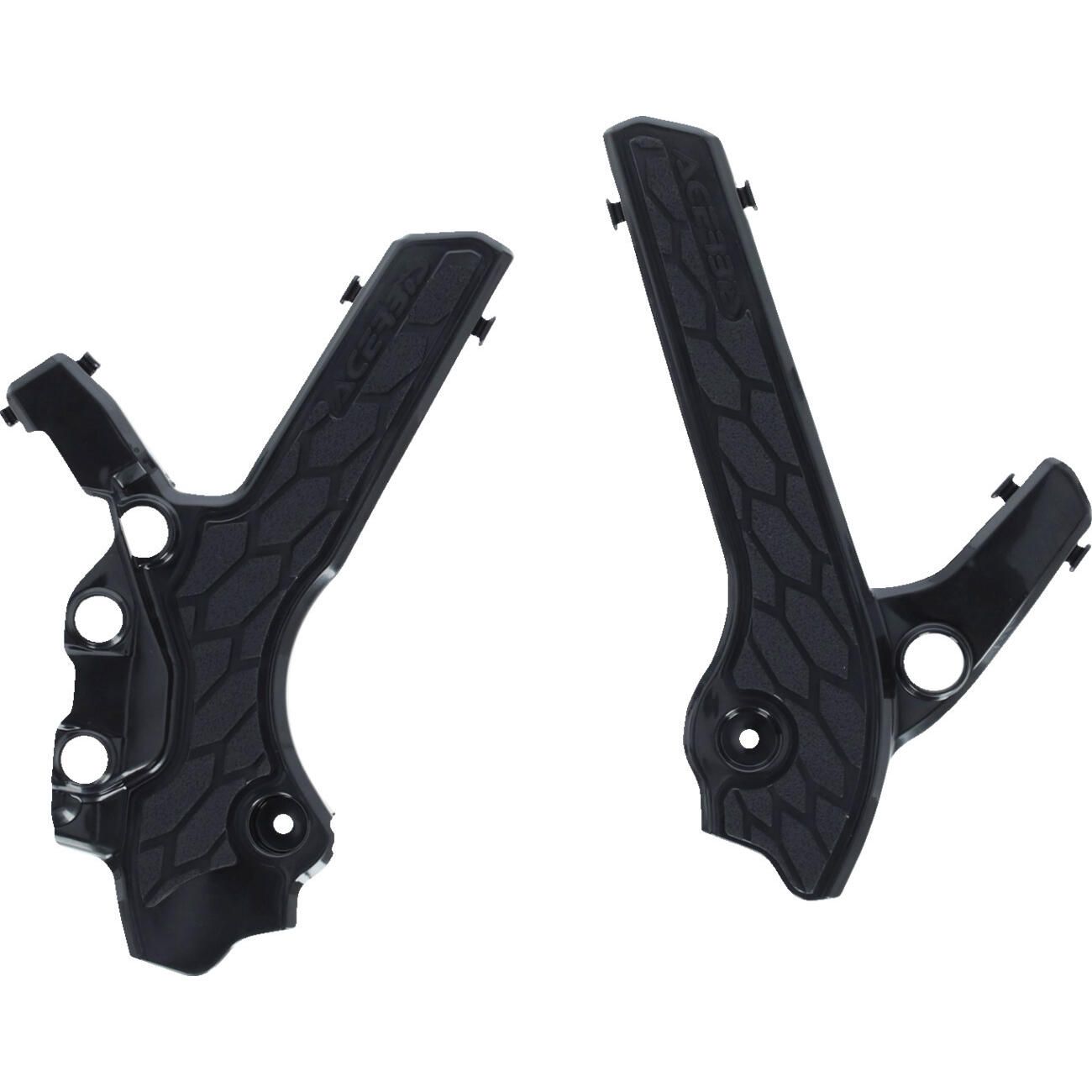 Acerbis X-Grip Frame Guards Black - 2983340001 | FortNine