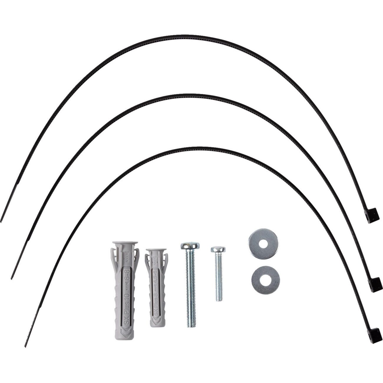 Acerbis X-Grip Frame Guards Silver/Black - 2983671015 | FortNine
