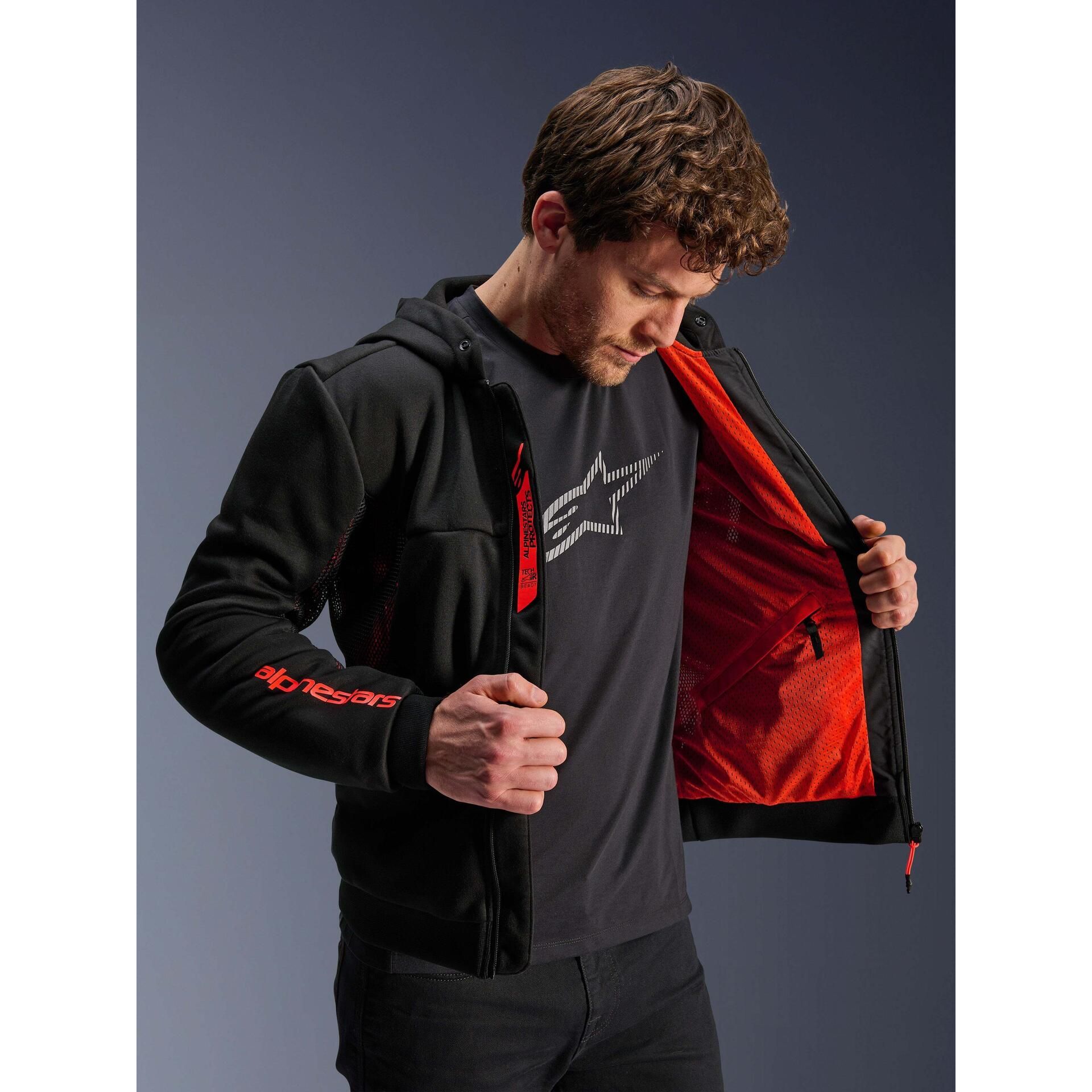 Alpinestars Chrome Sport ジャケット Mサイズ 赤黒 Alpinestars Chrome Air Sport Hoody | FortNine