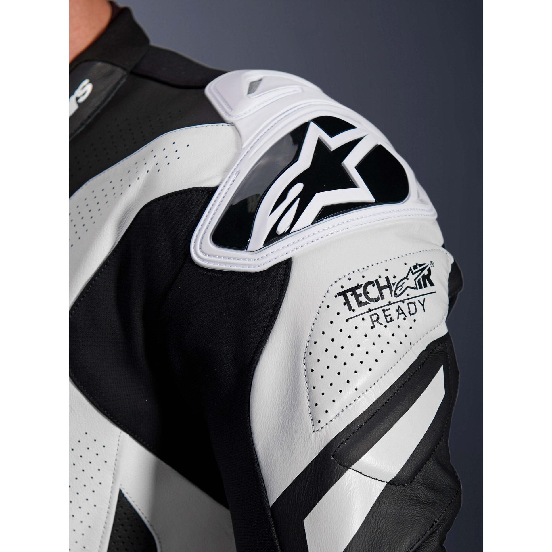 アルパインスターズ GP プラス V4 レザー ジャケット ホワイト Alpinestars GP Plus V4 Sprint One-Piece Leather Suit | FortNine