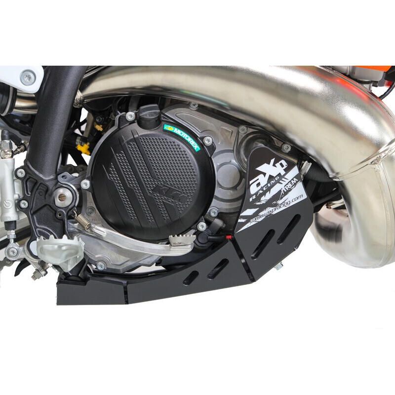 AXP Racing Xtrem Skid Plate - with Linkage Guard - Black - AX1709