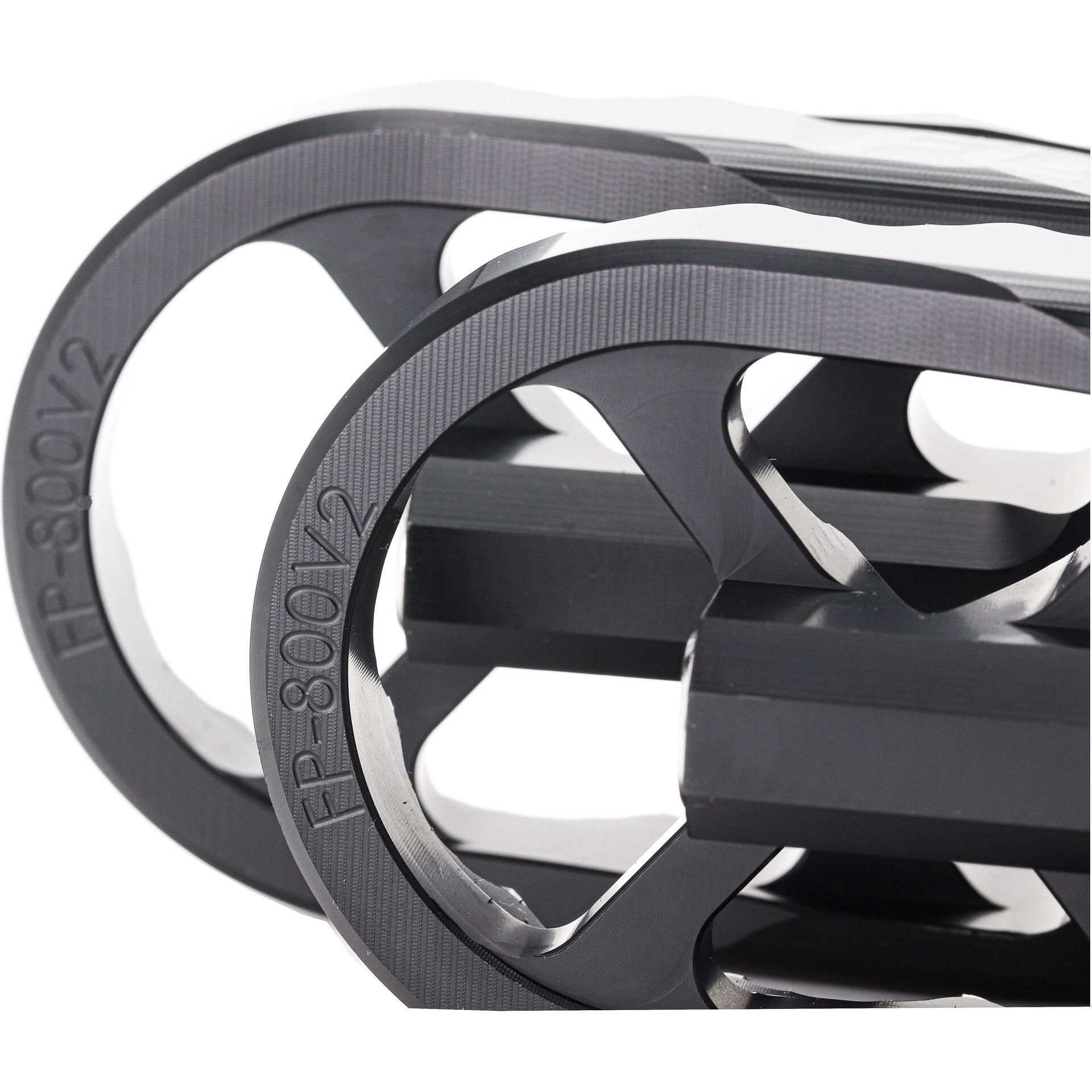 Flo Motorsports V2 MX Style Footpegs - Black - FPEG-800BLK | FortNine