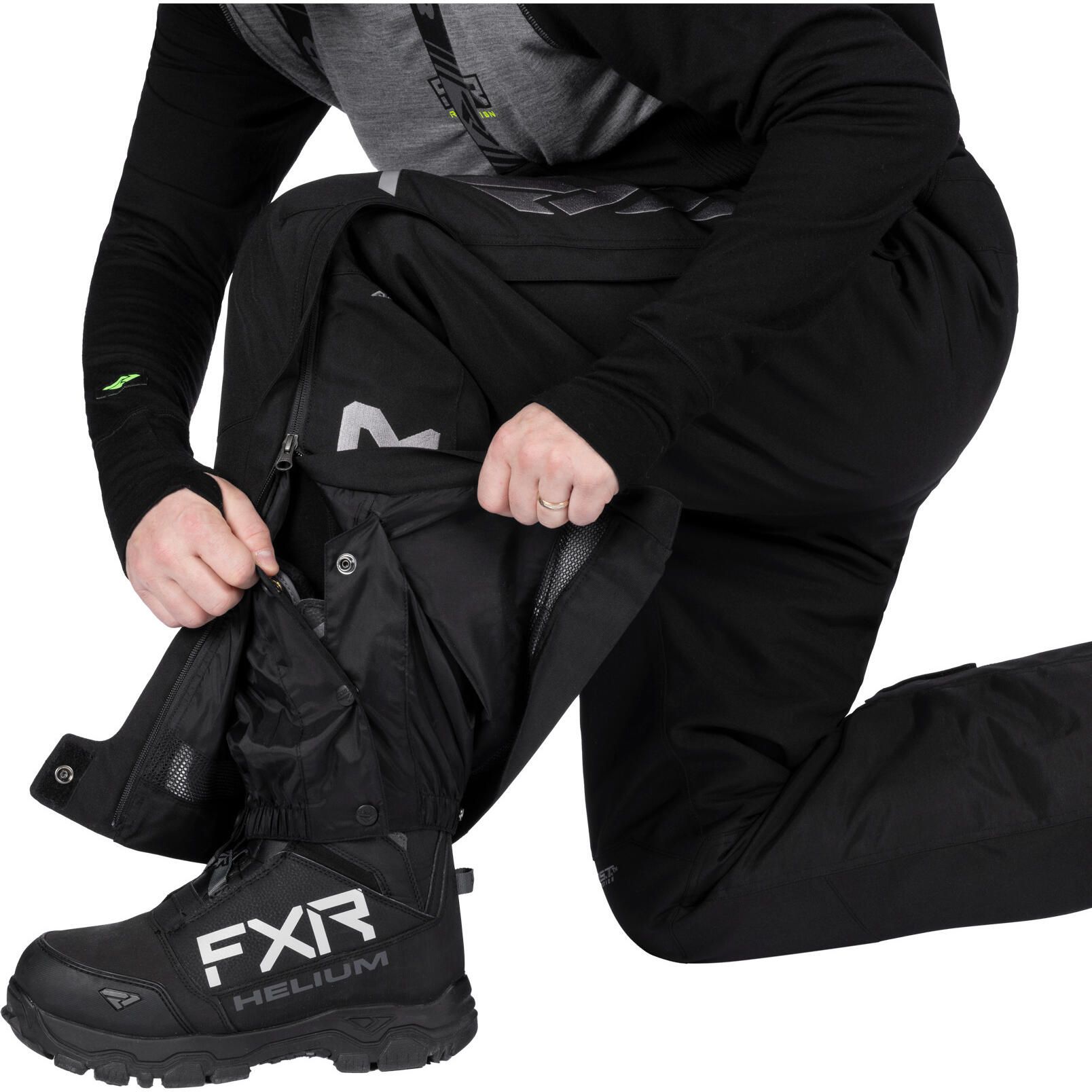 スキー phenix Team Full Zipped Pants BK / Black Phenix Sweden Ski